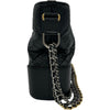 シャネル CHANEL ガブリエルドゥシャネルラージホーボー A93825 28番台 ブラック シルバー/ゴールド金具 エイジドカーフ レディース ショルダーバッグ