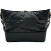シャネル CHANEL ガブリエルドゥシャネルラージホーボー A93825 28番台 ブラック シルバー/ゴールド金具 エイジドカーフ レディース ショルダーバッグ