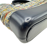 シャネル CHANEL ガブリエルドゥシャネルスモールホーボー A91810 25番台 ネイビー ゴールド/シルバー金具 ツイード/レザー レディース ショルダーバッグ