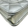 シャネル CHANEL マトラッセトップハンドルチェーンウォレット シルバー ゴールド金具 ラムスキン レディース ショルダーバッグ