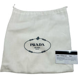 プラダ PRADA スモールレザーショルダーバッグ 1BH082 ブラック シルバー金具 レザー レディース ショルダーバッグ