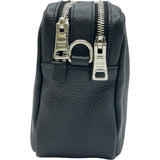 プラダ PRADA スモールレザーショルダーバッグ 1BH082 ブラック シルバー金具 レザー レディース ショルダーバッグ