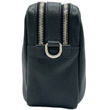 プラダ PRADA スモールレザーショルダーバッグ 1BH082 ブラック シルバー金具 レザー レディース ショルダーバッグ