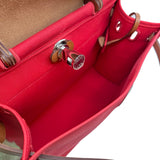 エルメス HERMES エールバッグジップPM D刻印 ブーゲンビリア シルバー金具 トワル・ハンター レディース ショルダーバッグ