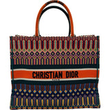 クリスチャン・ディオール Christian Dior ブックトート ラージ M1286ZRIV マルチカラー キャンバス レディース トートバッグ