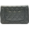 シャネル CHANEL マトラッセチェーンウォレット AP0250 ブラック シルバー金具 キャビアスキン レディース ショルダーバッグ
