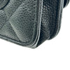 シャネル CHANEL マトラッセチェーンウォレット AP0250 ブラック シルバー金具 キャビアスキン レディース ショルダーバッグ