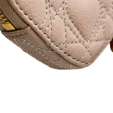 クリスチャン・ディオール Christian Dior ディオールカロポーチ チェーンウォレット S5097UNIO ピンク系 ゴールド金具 カーフスキン レディース ショルダーバッグ