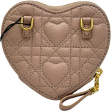 クリスチャン・ディオール Christian Dior ディオールカロポーチ チェーンウォレット S5097UNIO ピンク系 ゴールド金具 カーフスキン レディース ショルダーバッグ