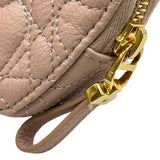 クリスチャン・ディオール Christian Dior ディオールカロポーチ チェーンウォレット S5097UNIO ピンク系 ゴールド金具 カーフスキン レディース ショルダーバッグ