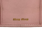 ミュウミュウ miu miu 6連キーケース 5PG222 ピンク ゴールド金具 ナッパレザー レディース キーケース