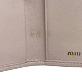 ミュウミュウ miu miu 6連キーケース 5PG222 ピンク ゴールド金具 ナッパレザー レディース キーケース
