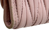 ミュウミュウ miu miu 6連キーケース 5PG222 ピンク ゴールド金具 ナッパレザー レディース キーケース