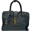 サンローラン SAINT LAURENT ベイビーカバス 424868 ブラック ゴールド金具 レザー レディース ハンドバッグ