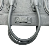セリーヌ CELINE ラゲージナノショッパー 189243 グレー系 ゴールド金具 ドラムドカーフスキン レディース ショルダーバッグ