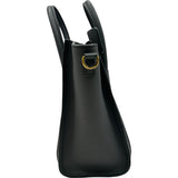 セリーヌ CELINE ラゲージナノショッパー 189243 グレー系 ゴールド金具 ドラムドカーフスキン レディース ショルダーバッグ