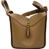 ロエベ LOEWE ハンモックバッグ コンパクト A538H13X03 トフィー ゴールド金具 ソフトグレインカーフ レディース ショルダーバッグ