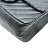 シャネル CHANEL 2.55ミニフラップチェーンショルダーVステッチ AS0874 ブラック ゴールド金具 エイジドカーフ レディース ショルダーバッグ