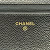 シャネル CHANEL マトラッセチェーンウォレット AP0250 ブラック ゴールド金具 キャビアスキン レディース ショルダーバッグ