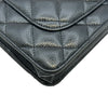 シャネル CHANEL マトラッセチェーンウォレット AP0250 ブラック ゴールド金具 キャビアスキン レディース ショルダーバッグ