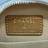 シャネル CHANEL マトラッセラウンドミニチェーンショルダー 31番台 グレー ゴールド金具 ラムスキン レディース ショルダーバッグ