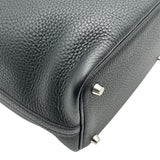 エルメス HERMES ピコタンロックPM U刻印 ブラック シルバー金具 トリヨンクレマンス レディース ハンドバッグ