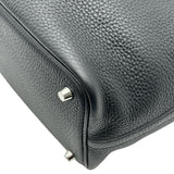 エルメス HERMES ピコタンロックPM U刻印 ブラック シルバー金具 トリヨンクレマンス レディース ハンドバッグ