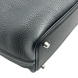 エルメス HERMES ピコタンロックPM U刻印 ブラック シルバー金具 トリヨンクレマンス レディース ハンドバッグ