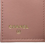 シャネル CHANEL クラシックスモールフラップウォレット AP0230 ピンク ゴールド金具 キャビアスキン レディース 二つ折り財布