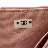 シャネル CHANEL クラシックスモールフラップウォレット AP0230 ピンク ゴールド金具 キャビアスキン レディース 二つ折り財布