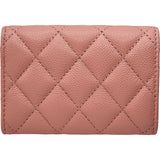 シャネル CHANEL クラシックスモールフラップウォレット AP0230 ピンク ゴールド金具 キャビアスキン レディース 二つ折り財布