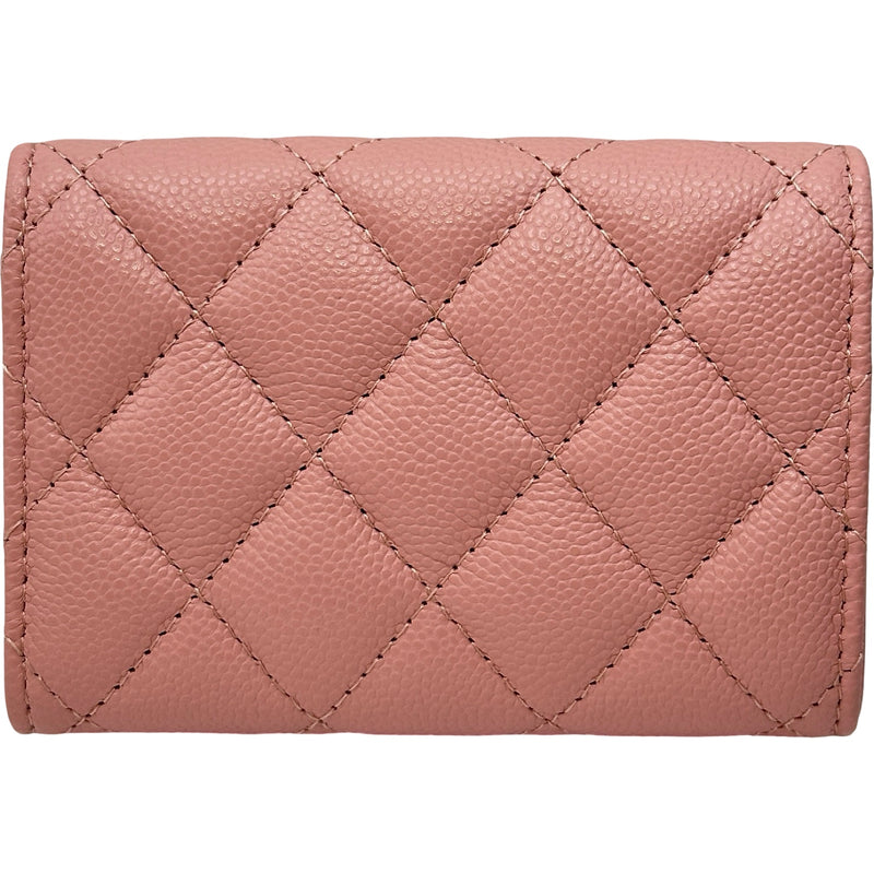 シャネル CHANEL クラシックスモールフラップウォレット AP0230 ピンク