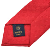 ルイ・ヴィトン LOUIS VUITTON モノグラム総柄シルクネクタイ M71899 レッド シルク メンズ ネクタイ
