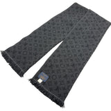 ルイ・ヴィトン LOUIS VUITTON マフラー・モノグラム クラシック ノワール ウール アクセサリー