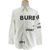 バーバリー BURBERRY ホースフェリープリント長袖シャツ 8023776 ホワイト コットン メンズ 長袖シャツ