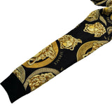 ヴェルサーチ VERSACE メデューサロゴパーカー&パンツセットアップ A88739 ブラック コットン メンズ セットアップ