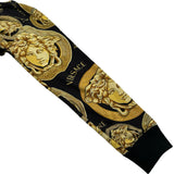 ヴェルサーチ VERSACE メデューサロゴパーカー&パンツセットアップ A88739 ブラック コットン メンズ セットアップ