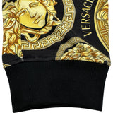 ヴェルサーチ VERSACE メデューサロゴパーカー&パンツセットアップ A88739 ブラック コットン メンズ セットアップ