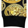 ヴェルサーチ VERSACE メデューサロゴパーカー&パンツセットアップ A88739 ブラック コットン メンズ セットアップ