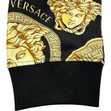 ヴェルサーチ VERSACE メデューサロゴパーカー&パンツセットアップ A88739 ブラック コットン メンズ セットアップ