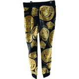 ヴェルサーチ VERSACE メデューサロゴパーカー&パンツセットアップ A88739 ブラック コットン メンズ セットアップ
