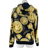 ヴェルサーチ VERSACE メデューサロゴパーカー&パンツセットアップ A88739 ブラック コットン メンズ セットアップ