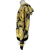 ヴェルサーチ VERSACE メデューサロゴパーカー&パンツセットアップ A88739 ブラック コットン メンズ セットアップ