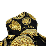 ヴェルサーチ VERSACE メデューサロゴパーカー&パンツセットアップ A88739 ブラック コットン メンズ セットアップ