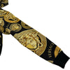 ヴェルサーチ VERSACE メデューサロゴパーカー&パンツセットアップ A88739 ブラック コットン メンズ セットアップ