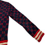 グッチ GUCCI GG総柄トラックジャケット 496919 ネイビー コットン メンズ その他アウター