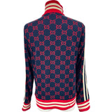 グッチ GUCCI GG総柄トラックジャケット 496919 ネイビー コットン メンズ その他アウター
