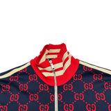 グッチ GUCCI GG総柄トラックジャケット 496919 ネイビー コットン メンズ その他アウター