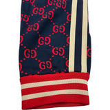グッチ GUCCI GG総柄トラックパンツ 496920 ネイビー コットン メンズ パンツ