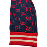 グッチ GUCCI GG総柄トラックパンツ 496920 ネイビー コットン メンズ パンツ
